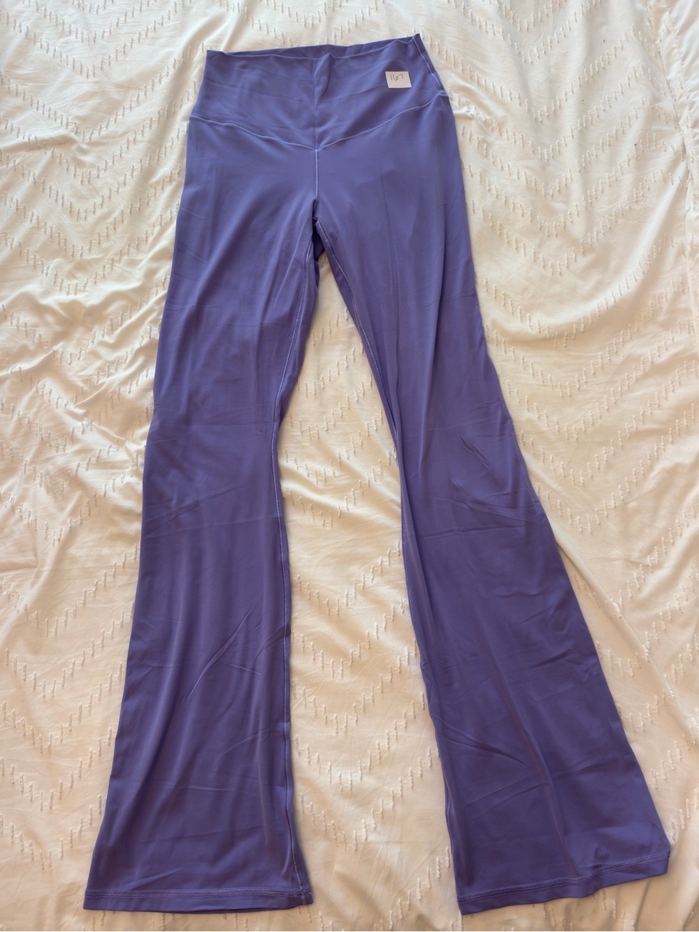 aerie Lavender High-Rise Long Flare Yoga Pants